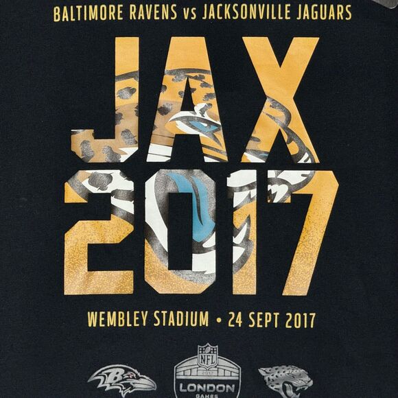 NWT 2017 NFL Team Apparel Jacksonville Jaguars T-Shirt London Wembley Men Sz. XL - Picture 3 of 10
